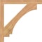 Ekena Millwork Imperial Block Smooth Bracket, Western Red Cedar, 3 1/2"W x 38"D x 38"H BKT04X38X38IMP05SWR - alternate 2